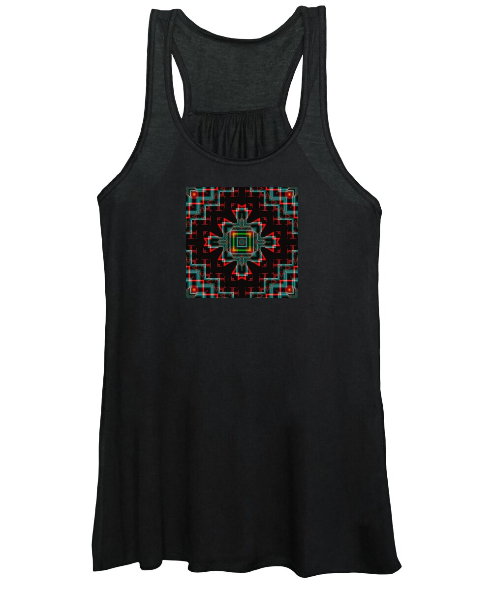 Wunderle Women's Tank Top featuring the digital art Halcon Semiconductor by Wunderle