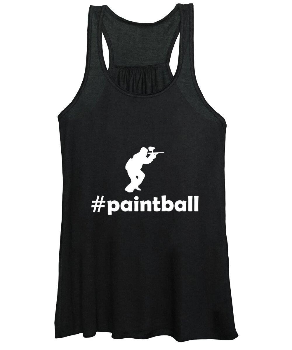 Hashtag Paintball Women's Tank Top featuring the digital art Hashtag Paintball by Jacob Zelazny