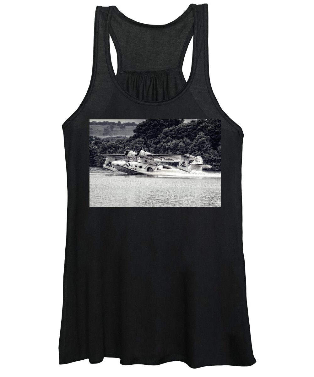 Raf Women's Tank Top featuring the photograph Home From Patrol by Martyn Boyd