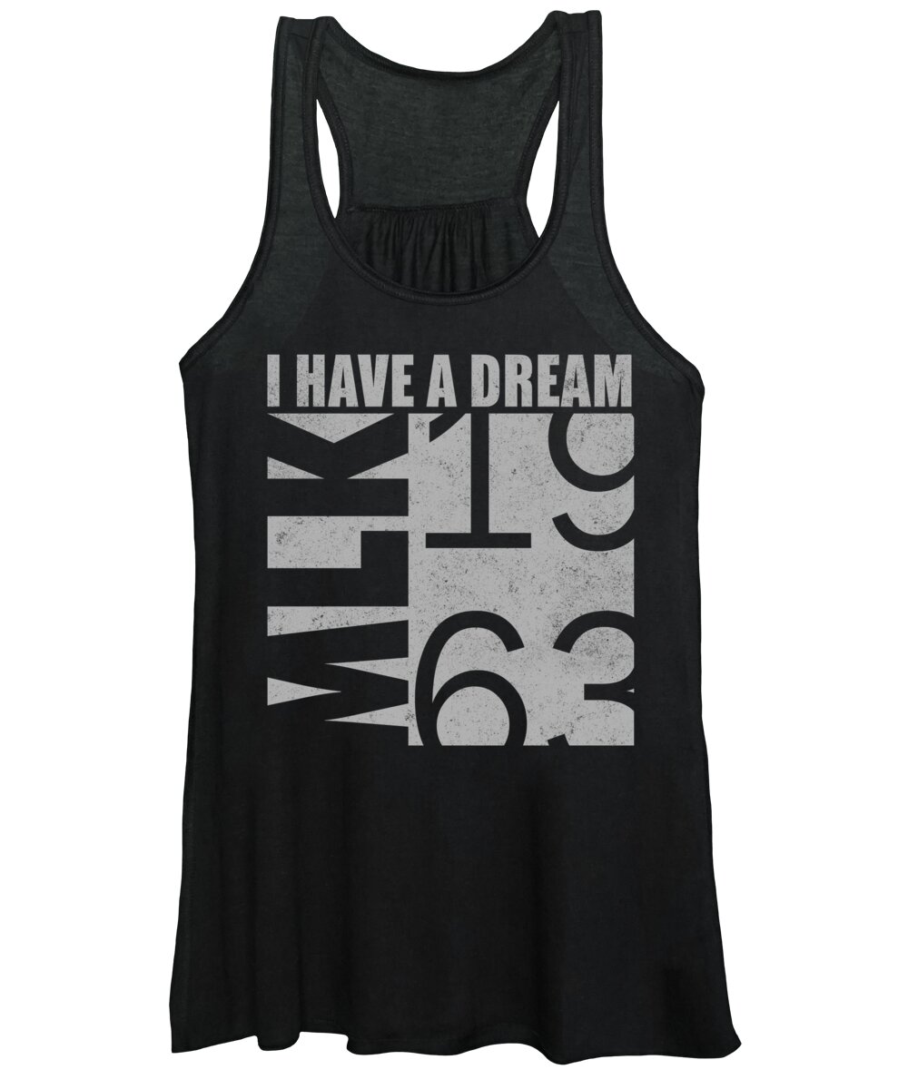 Equal Rights Women's Tank Top featuring the digital art I Have A Dream MLK 1963 by Jacob Zelazny