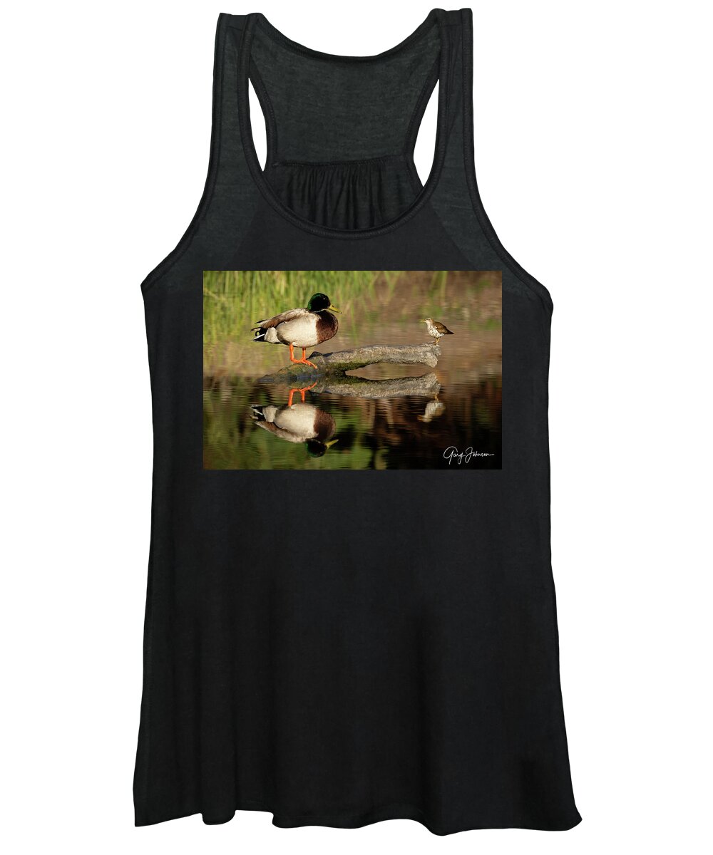 Gary Johnson Women's Tank Top featuring the photograph I Was Here First by Gary Johnson