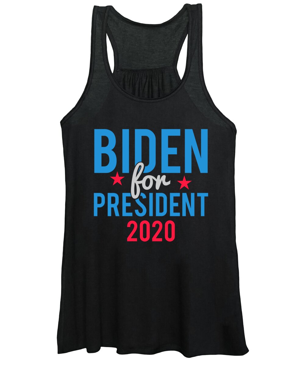 Cool Women's Tank Top featuring the digital art Joe Biden for President 2020 by Flippin Sweet Gear