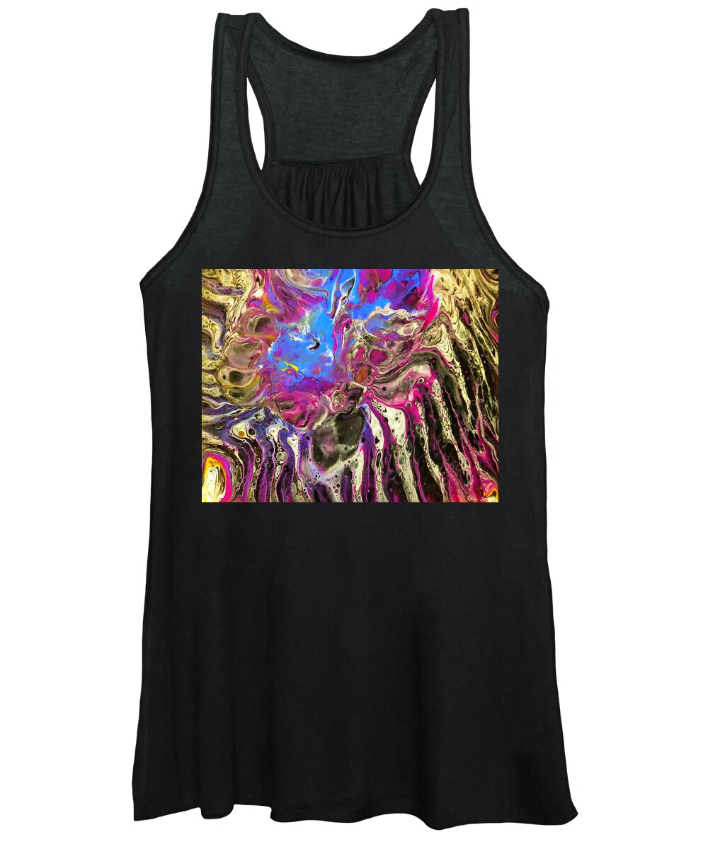  Women's Tank Top featuring the painting Legging It by Rein Nomm