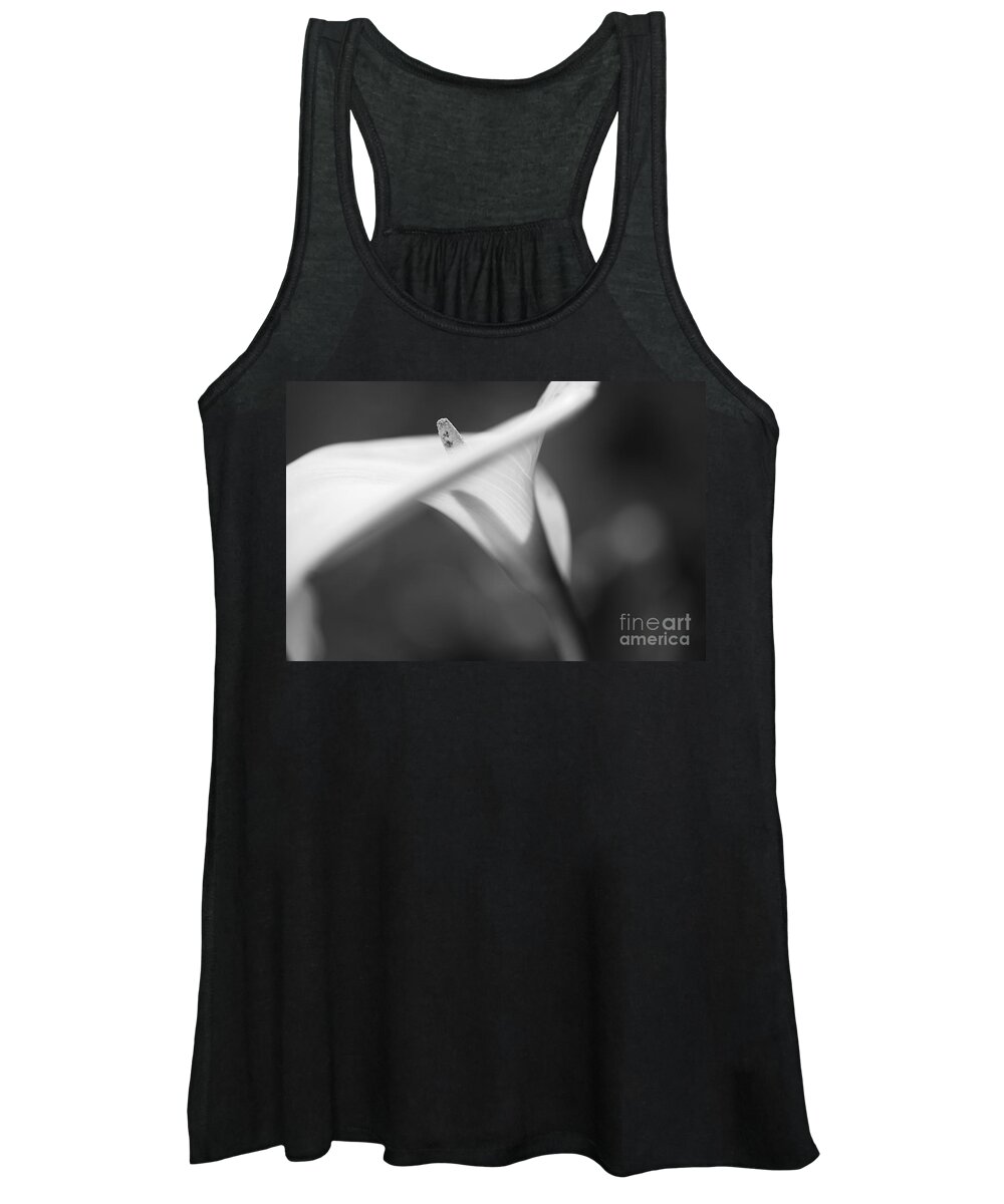 Lily Women's Tank Top featuring the photograph Lily White Proud by Joy Watson