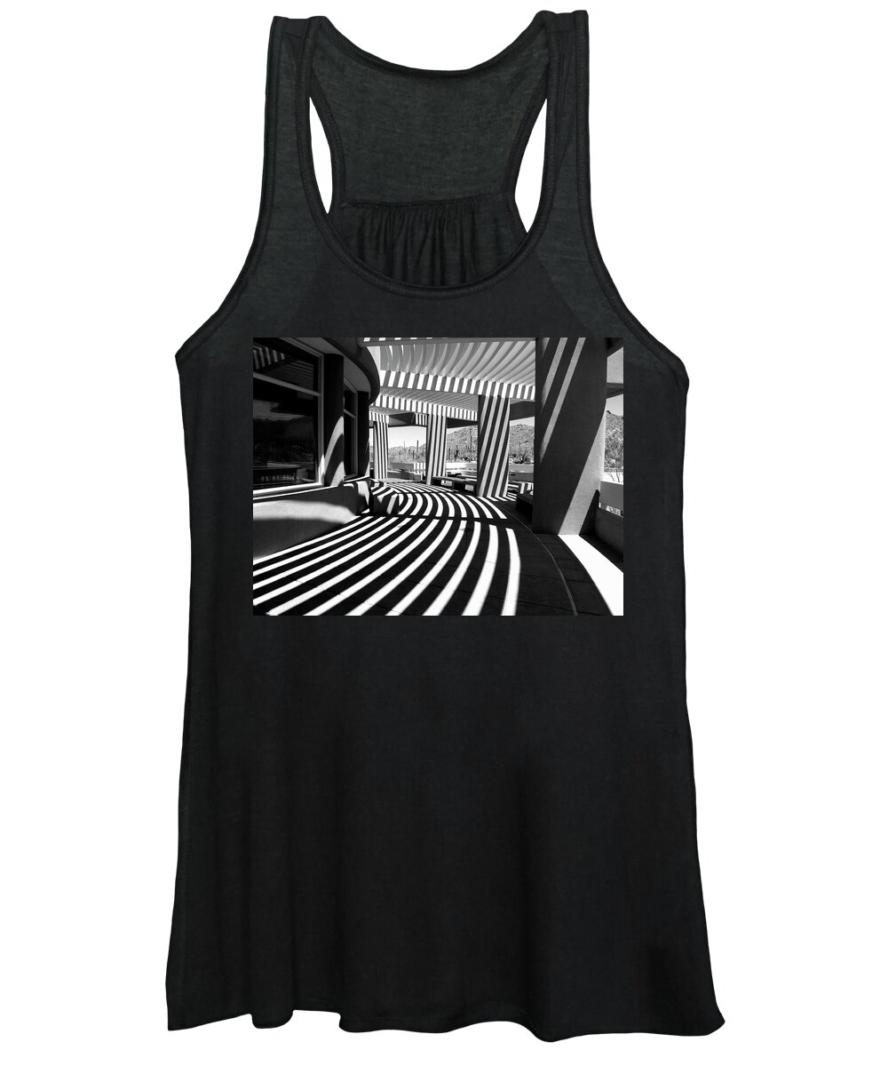 Arizona Women's Tank Top featuring the photograph Lines and Curves by Lucinda Walter