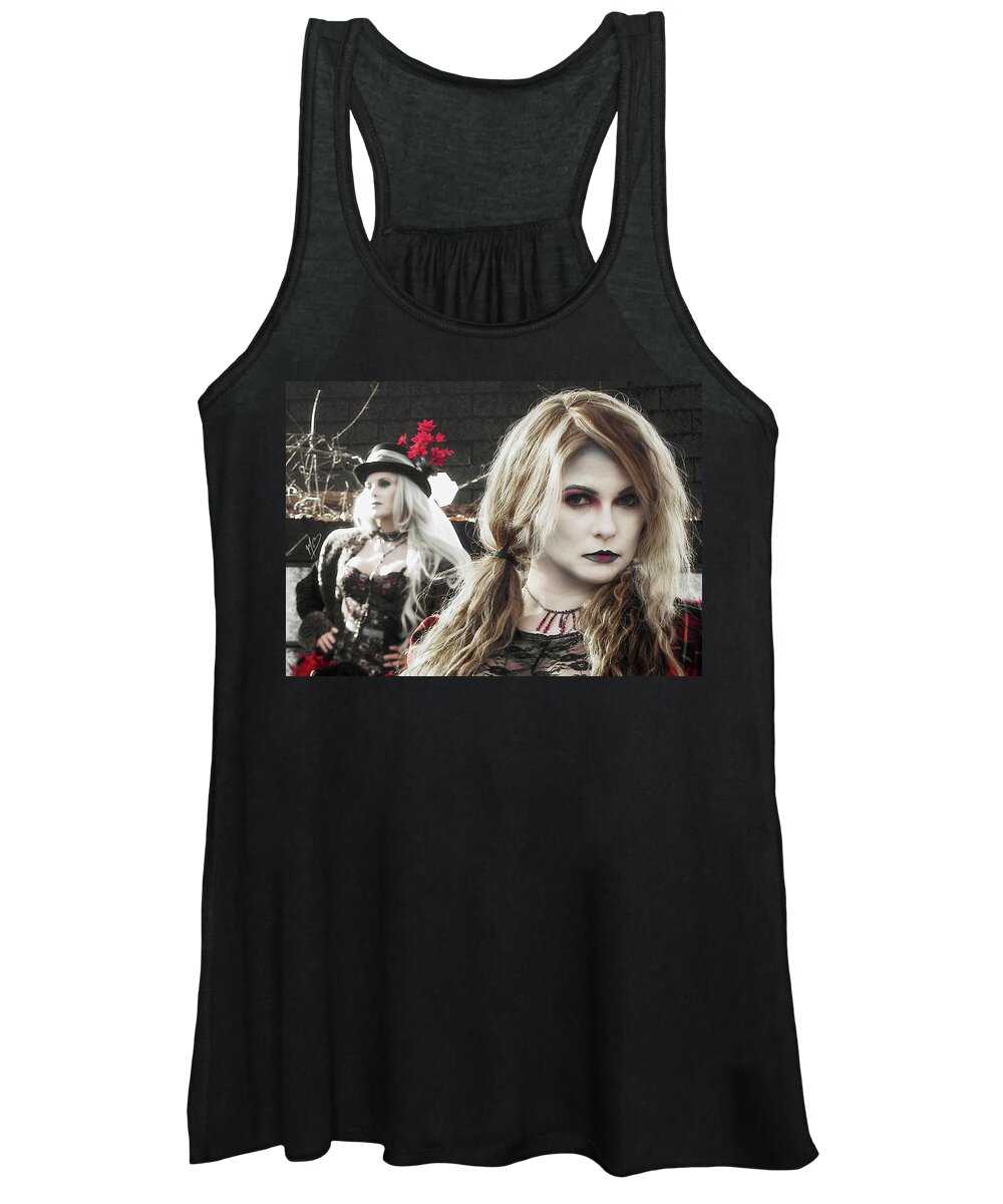 Cosplay Women's Tank Top featuring the photograph Monique and Ryli 5 by Mark Baranowski