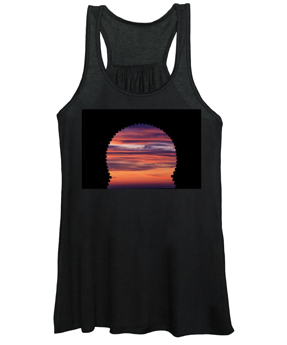 Spain Women's Tank Top featuring the photograph Moorish Arch by Gary Browne