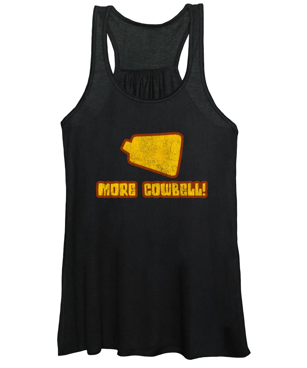 Retro Women's Tank Top featuring the digital art More Cowbell by Flippin Sweet Gear