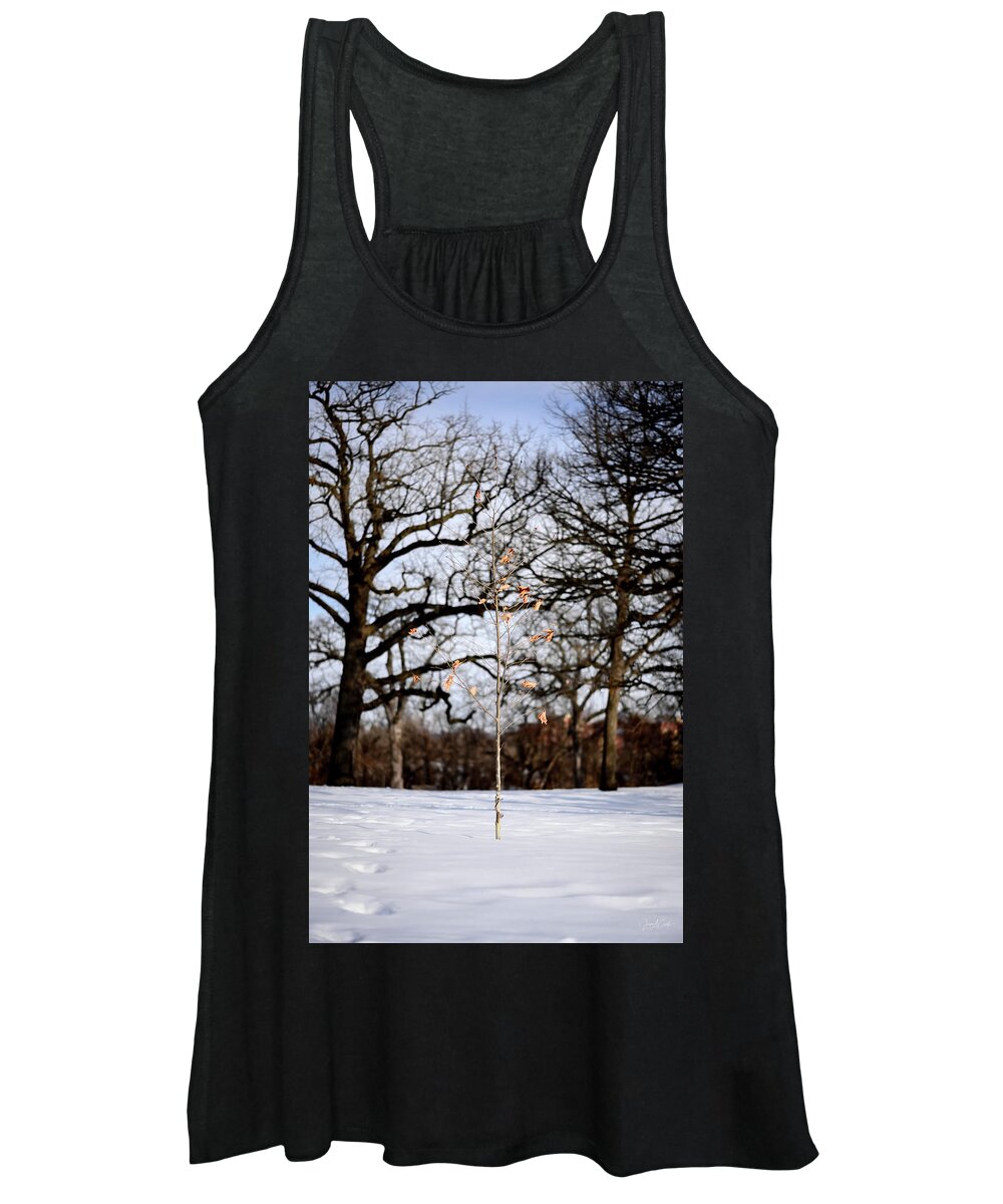 Intimate Landscape Women's Tank Top featuring the photograph Napping Birch by James Covello