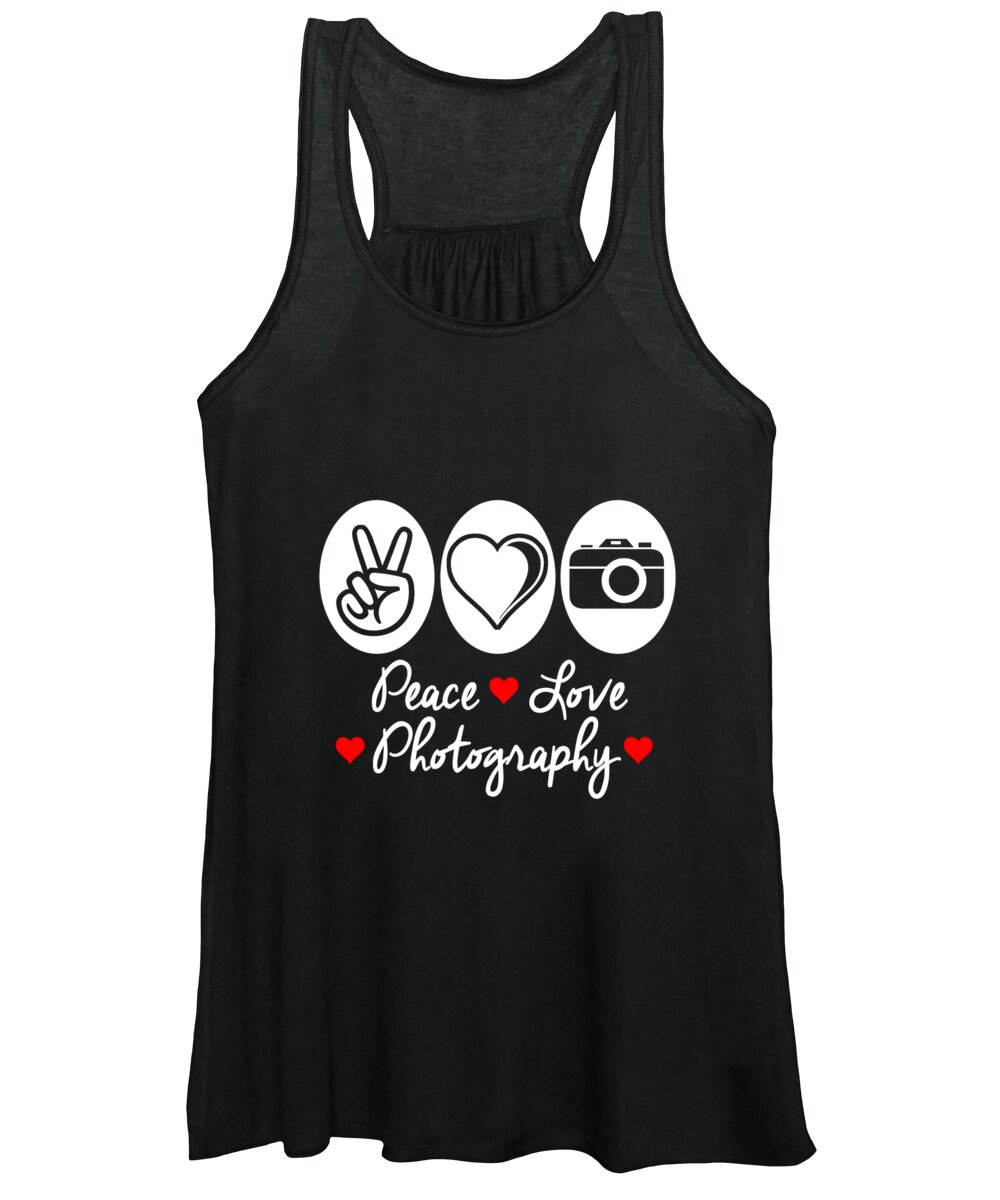 Love Women's Tank Top featuring the digital art Peace Love Photography by Jacob Zelazny