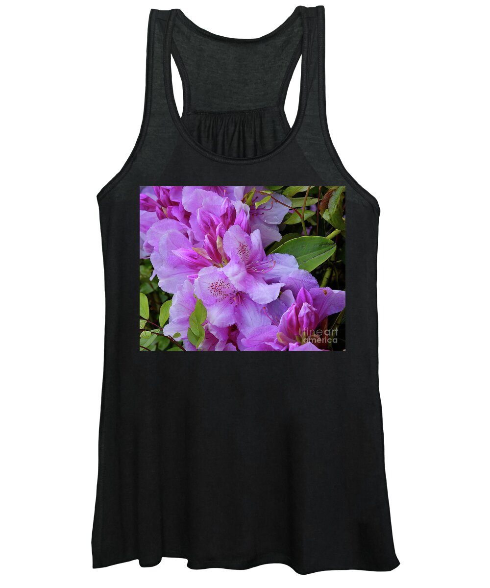 Pink Rhododendron Women's Tank Top featuring the photograph Pink Rhododendron by Scott Cameron