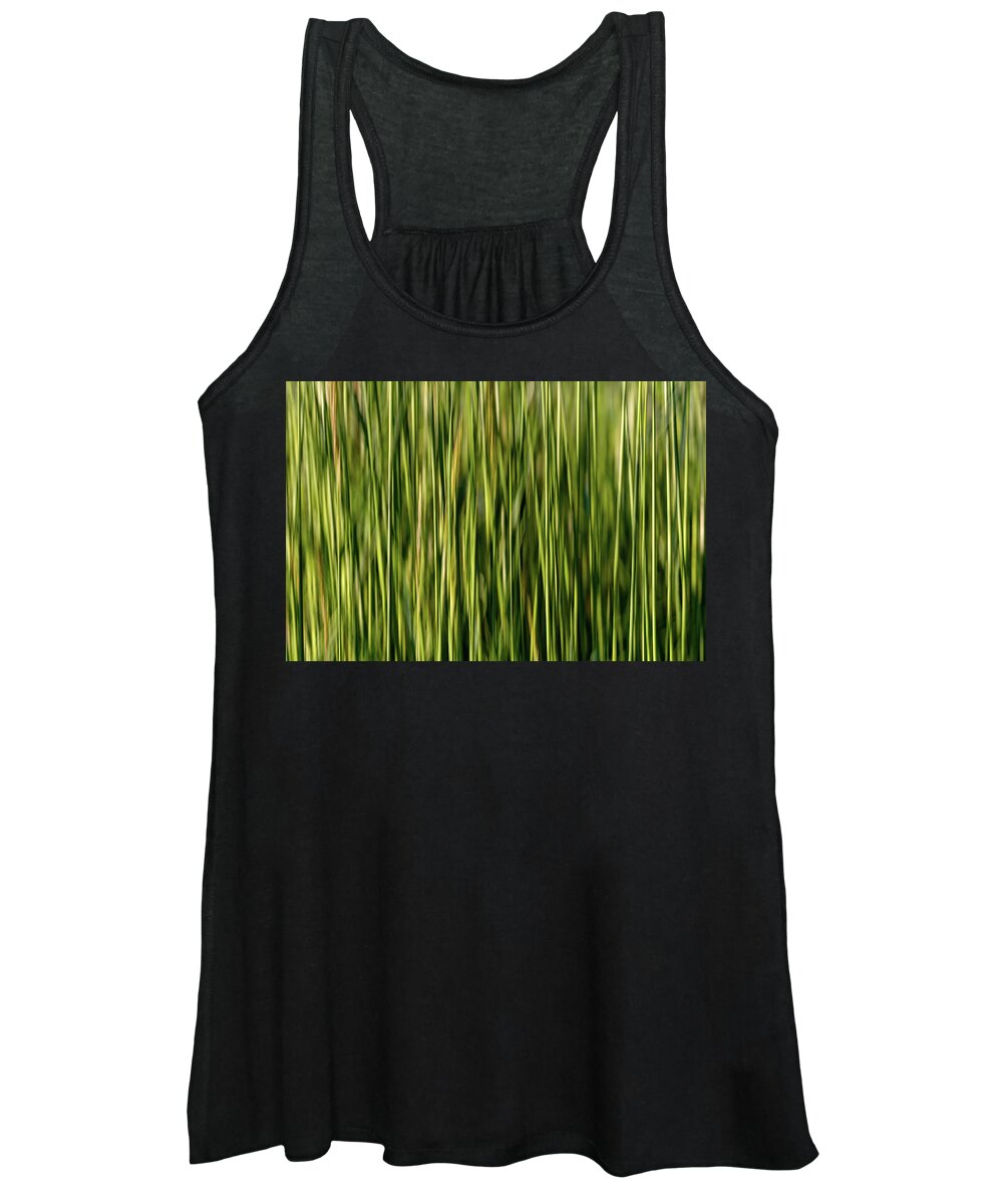 Abstract Women's Tank Top featuring the photograph Psychedelic Nature Abstraction by Martin Vorel Minimalist Photography