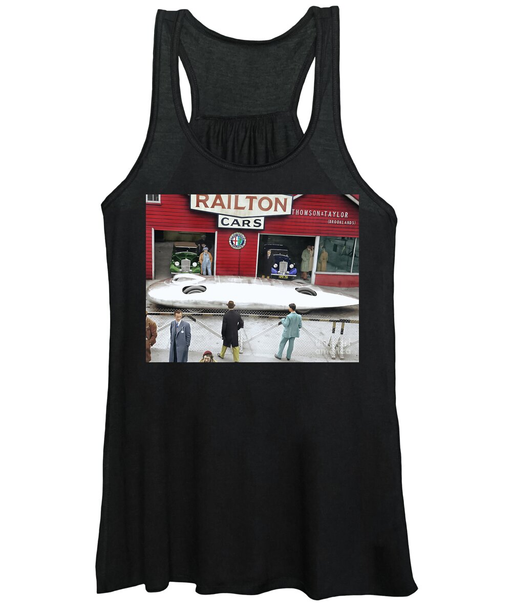 Auto Women's Tank Top featuring the photograph Railton Cars by Franchi Torres