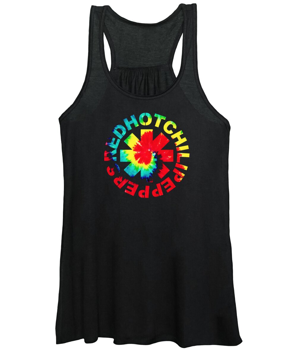 Band Women's Tank Top featuring the digital art RHCP icon music by Mia Dixon