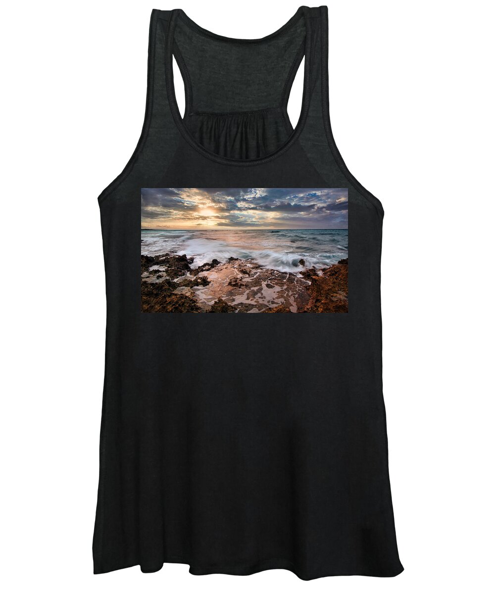 Sunset Women's Tank Top featuring the photograph Rising Tide by Montez Kerr