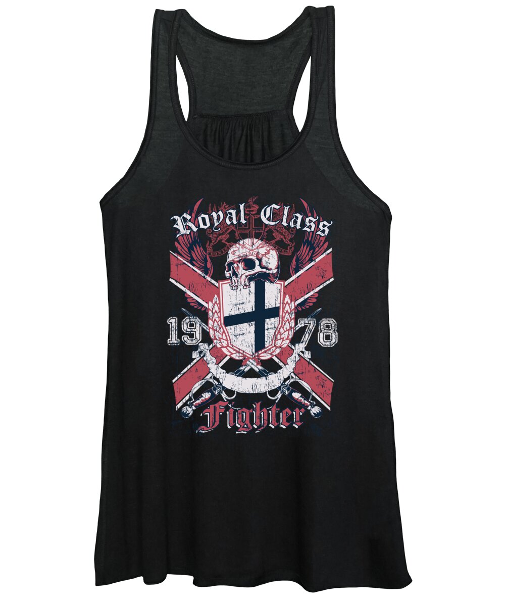 Military Women's Tank Top featuring the digital art Royal Class Fighter by Jacob Zelazny