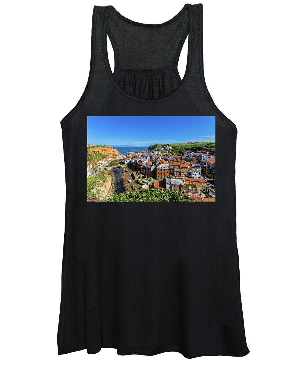 England Women's Tank Top featuring the photograph Staithes, North Yorkshire by Tom Holmes Photography