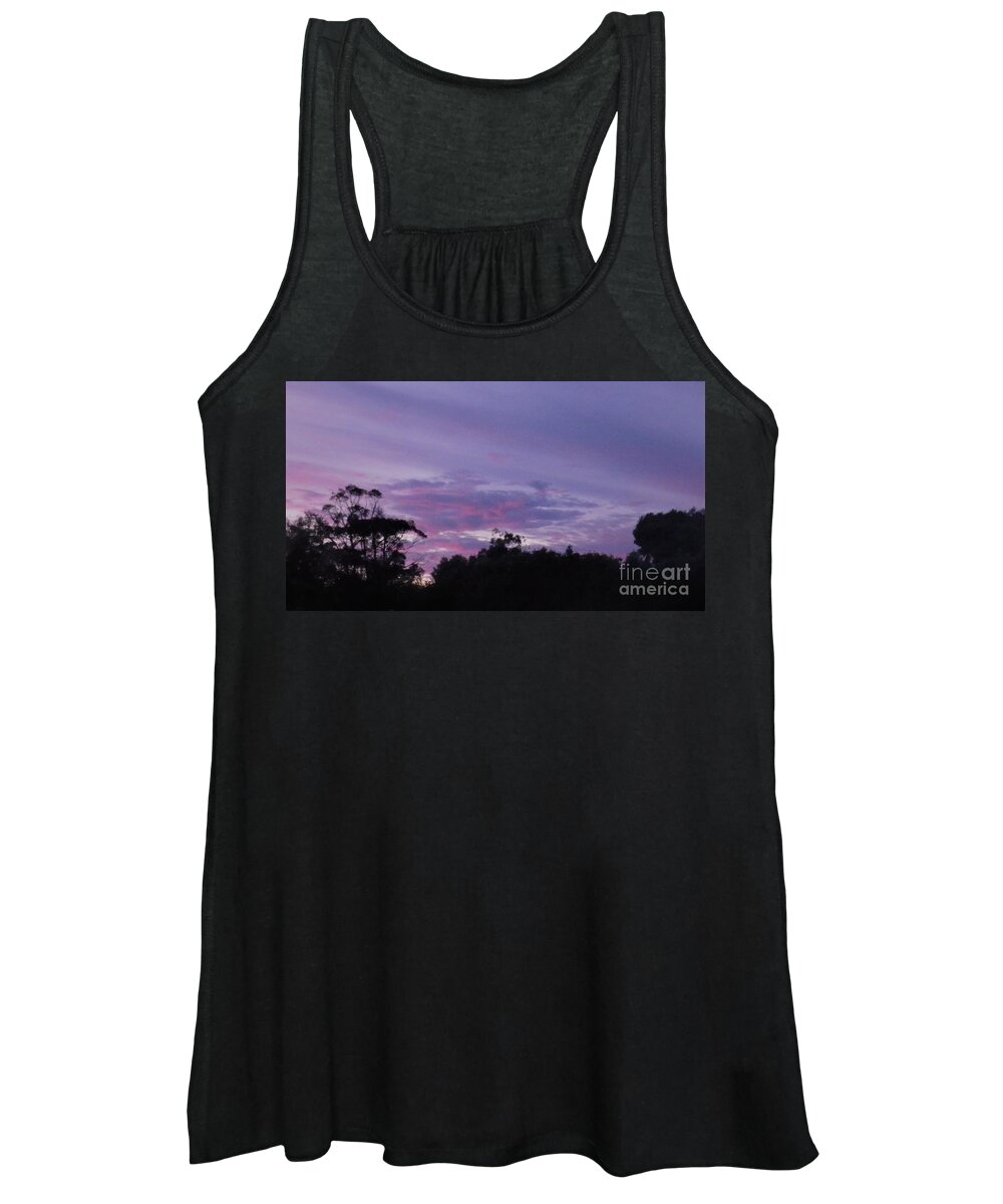 Photo Women's Tank Top featuring the photograph Start of a new day by Julie Grimshaw