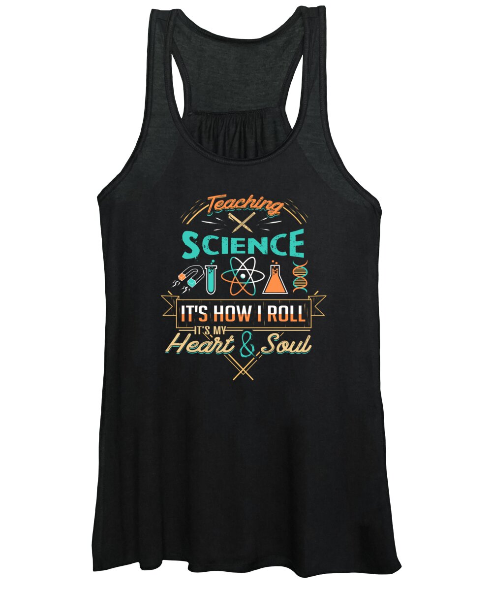 10th Grade Women's Tank Top featuring the digital art Teaching Science How I Roll by Jacob Zelazny