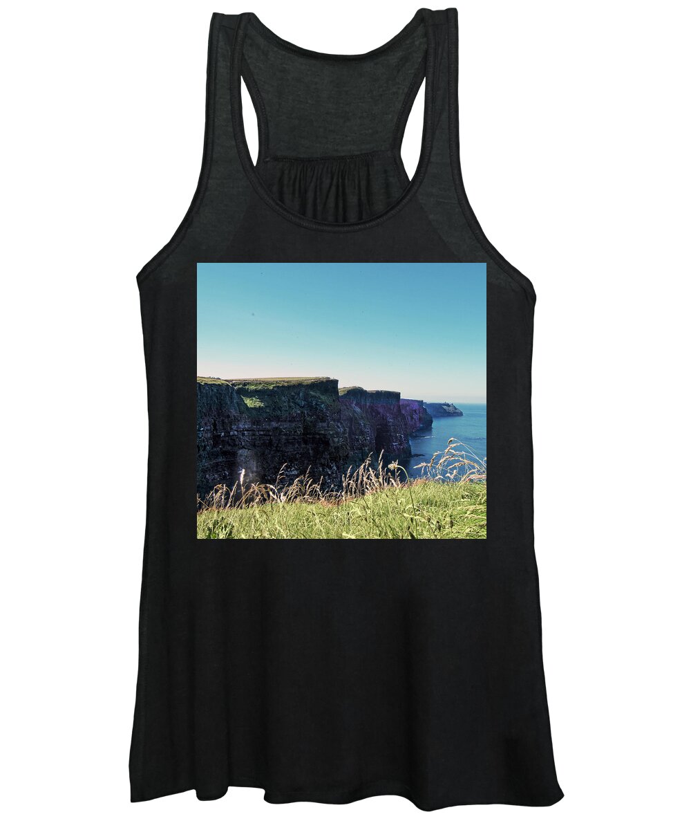 Ireland Women's Tank Top featuring the photograph The Cliffs of Moher 3 by Edward Shmunes