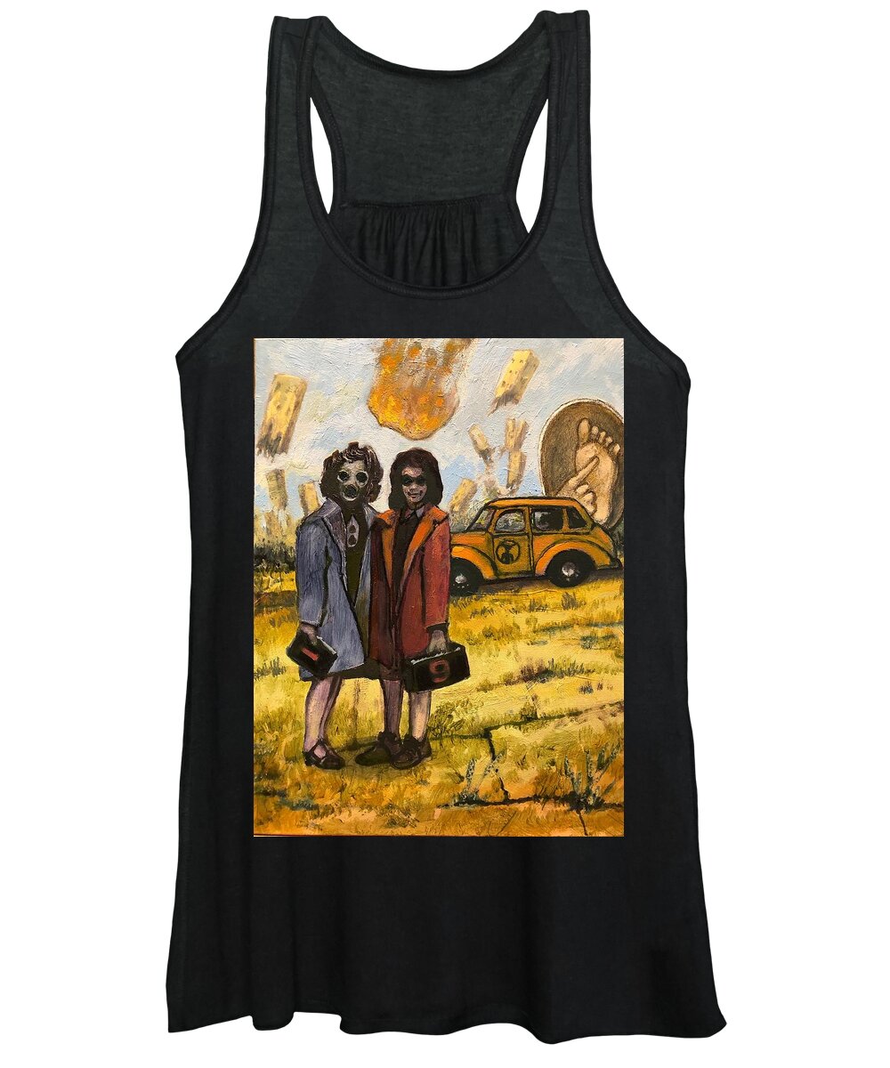 Astroid Women's Tank Top featuring the painting The Direct Result of Tickling The Dreamers Foot Verse three by William Stoneham