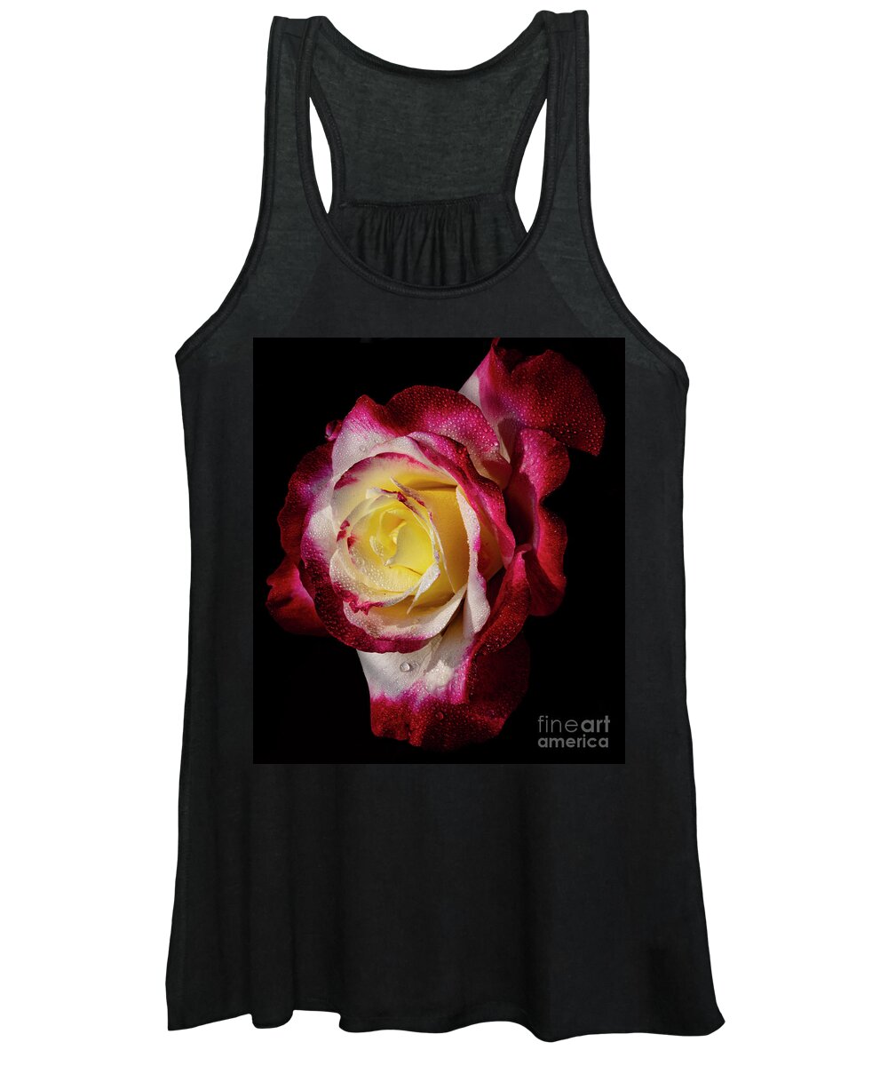 Rose Women's Tank Top featuring the photograph Thoughtful by Doug Norkum