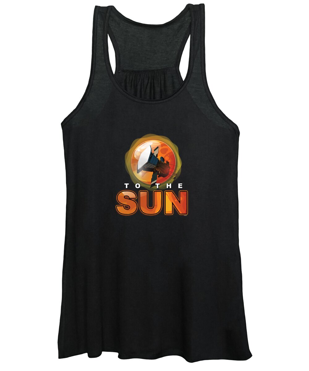 Jupiter Women's Tank Top featuring the digital art To The Sun OuterSpace Galaxy Universe Science Satellite Gifts by Thomas Larch
