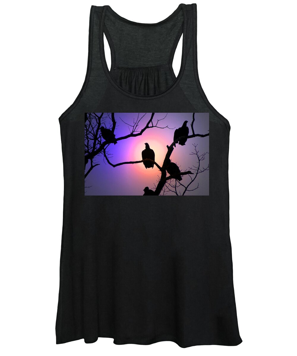 Photo Women's Tank Top featuring the photograph Waiting for Dinner by Anthony M Davis