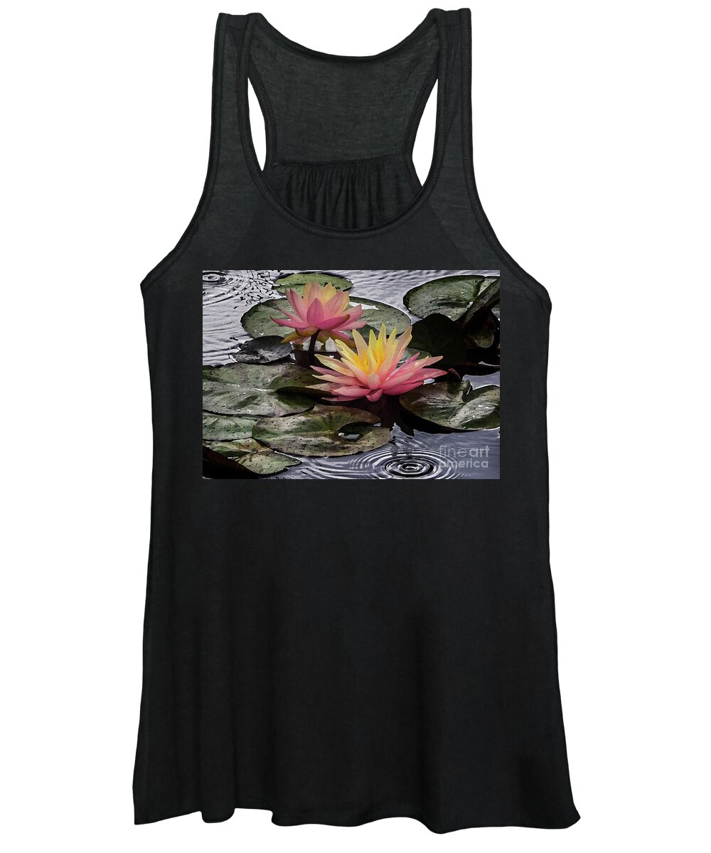 Flowers Women's Tank Top featuring the photograph Water Lily by Neala McCarten
