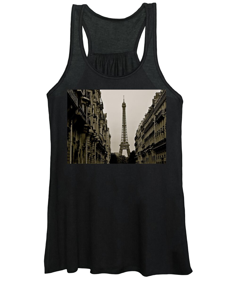 Eiffel Tower Women's Tank Top featuring the photograph Yesterday's World by Calvin Boyer