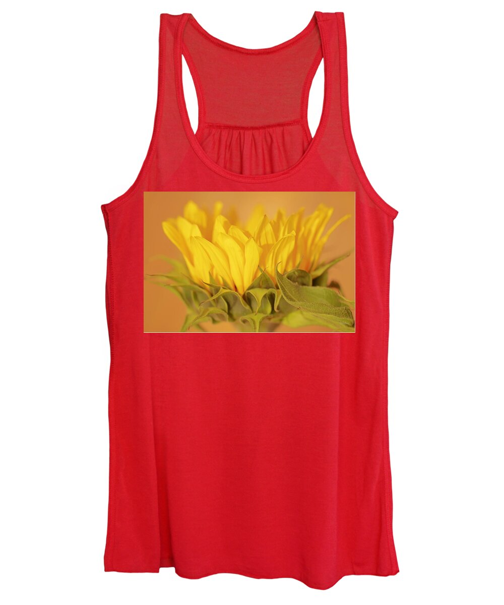 Sunflower Women's Tank Top featuring the photograph Bright and Sunny #2 by Deborah Crew-Johnson