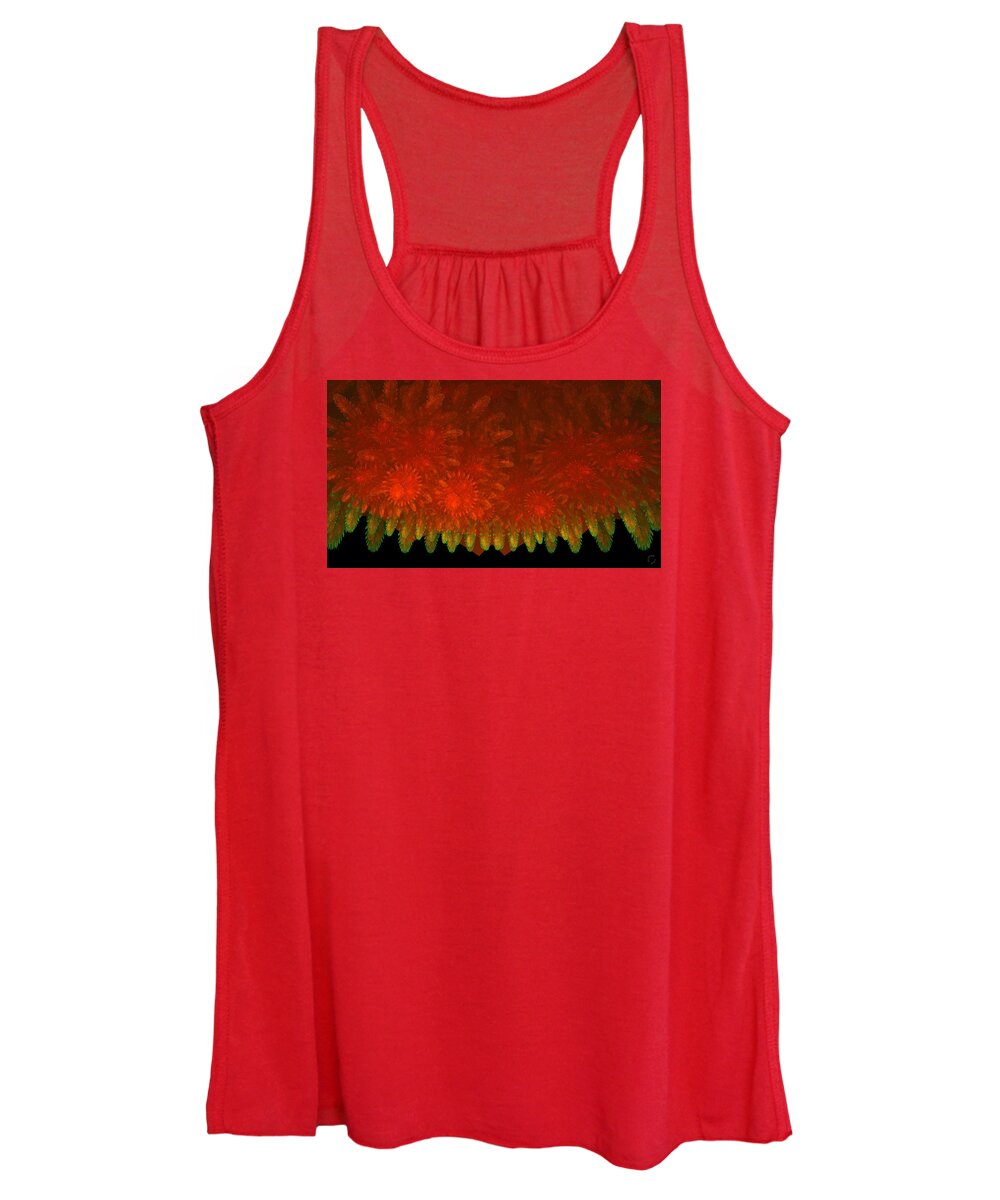 Abstracts Women's Tank Top featuring the digital art 1274 by Lar Matre