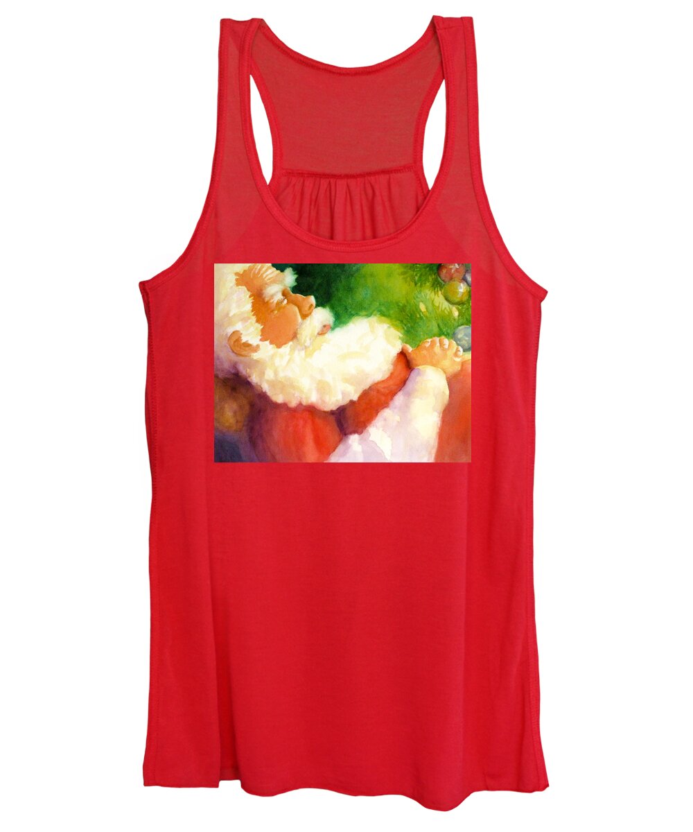 2014 Women's Tank Top featuring the painting A long winter's nap by George Harth