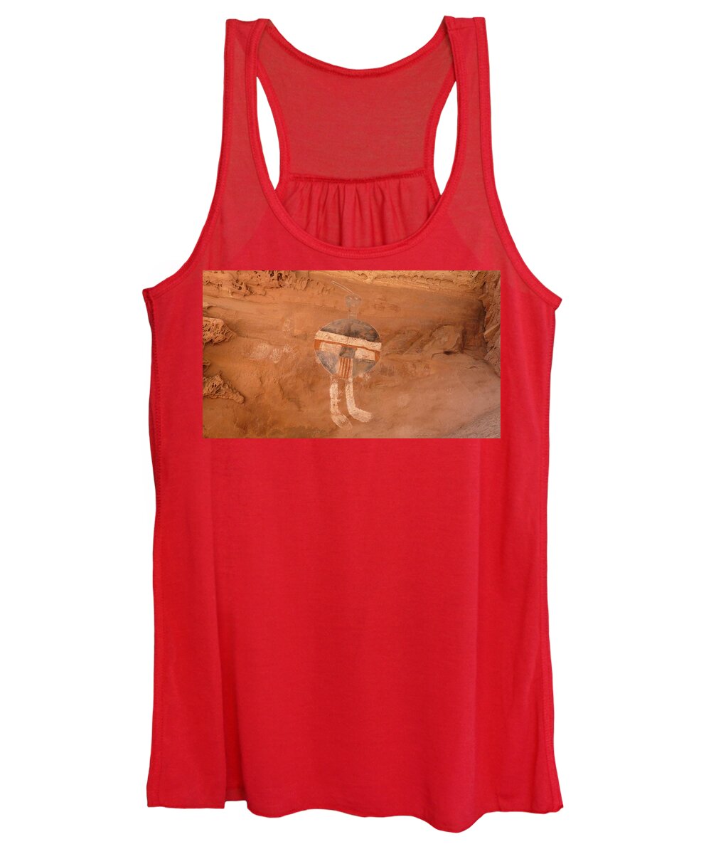 All Women's Tank Top featuring the photograph All American Man Pictograph by Tranquil Light Photography