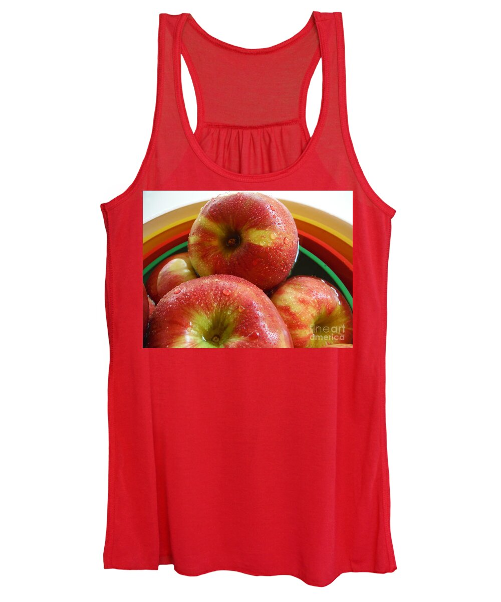 Apple Circles 2 Women's Tank Top featuring the photograph Apple Circles 2 by Paddy Shaffer