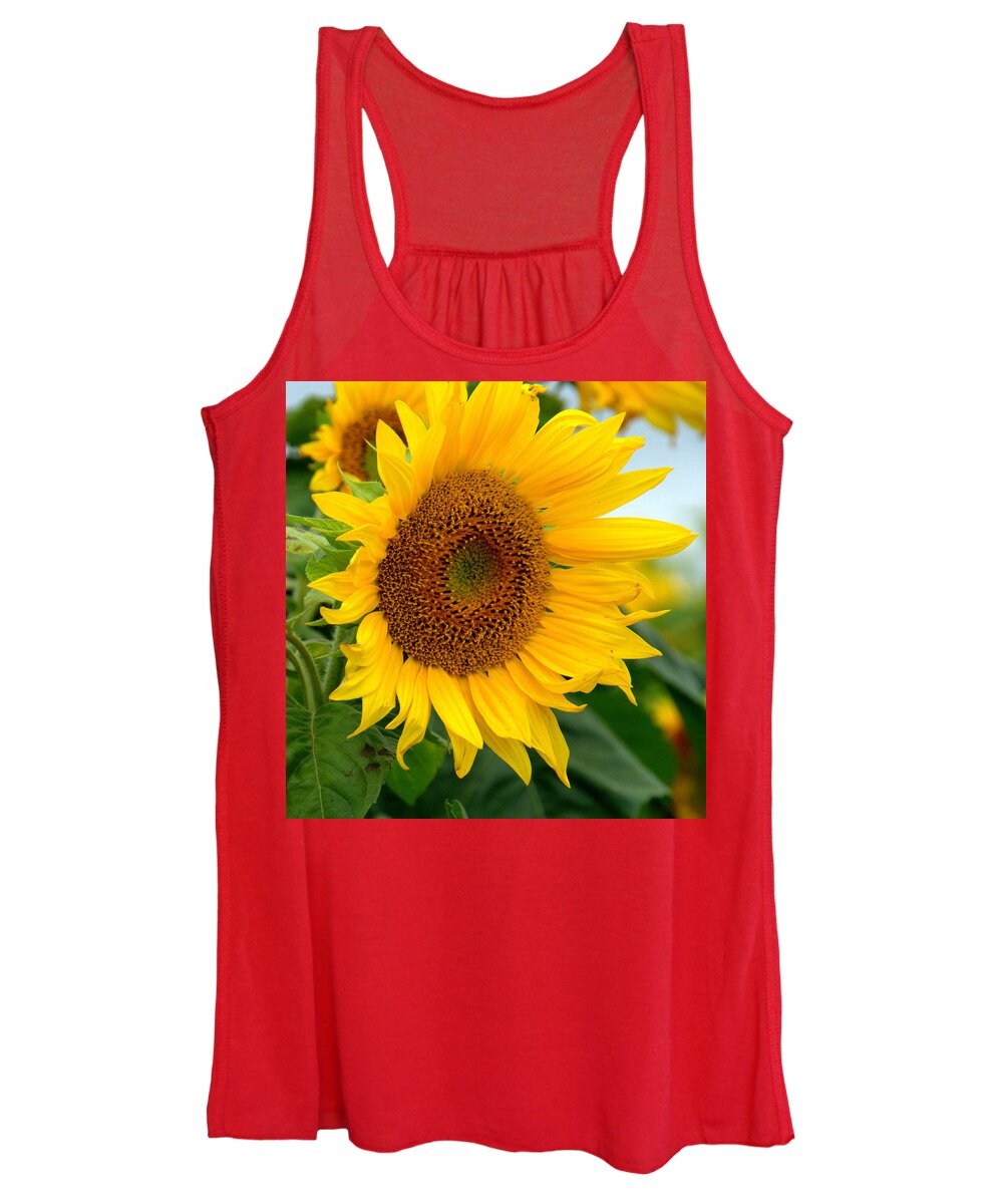 New England Women's Tank Top featuring the photograph Blowing in the Wind by Caroline Stella
