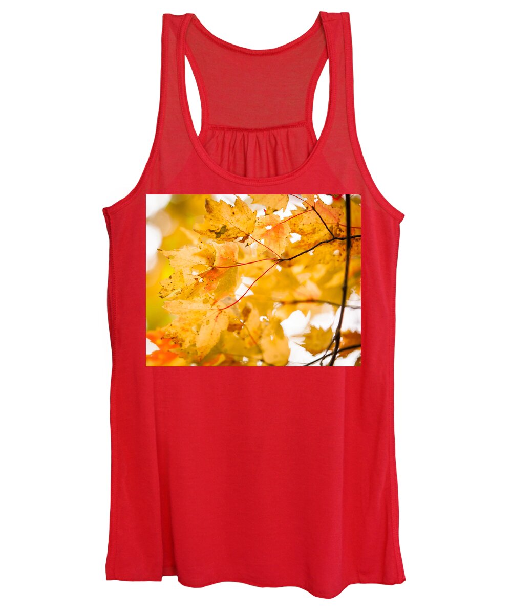 2013 Women's Tank Top featuring the photograph Branching Yellow by Melinda Ledsome