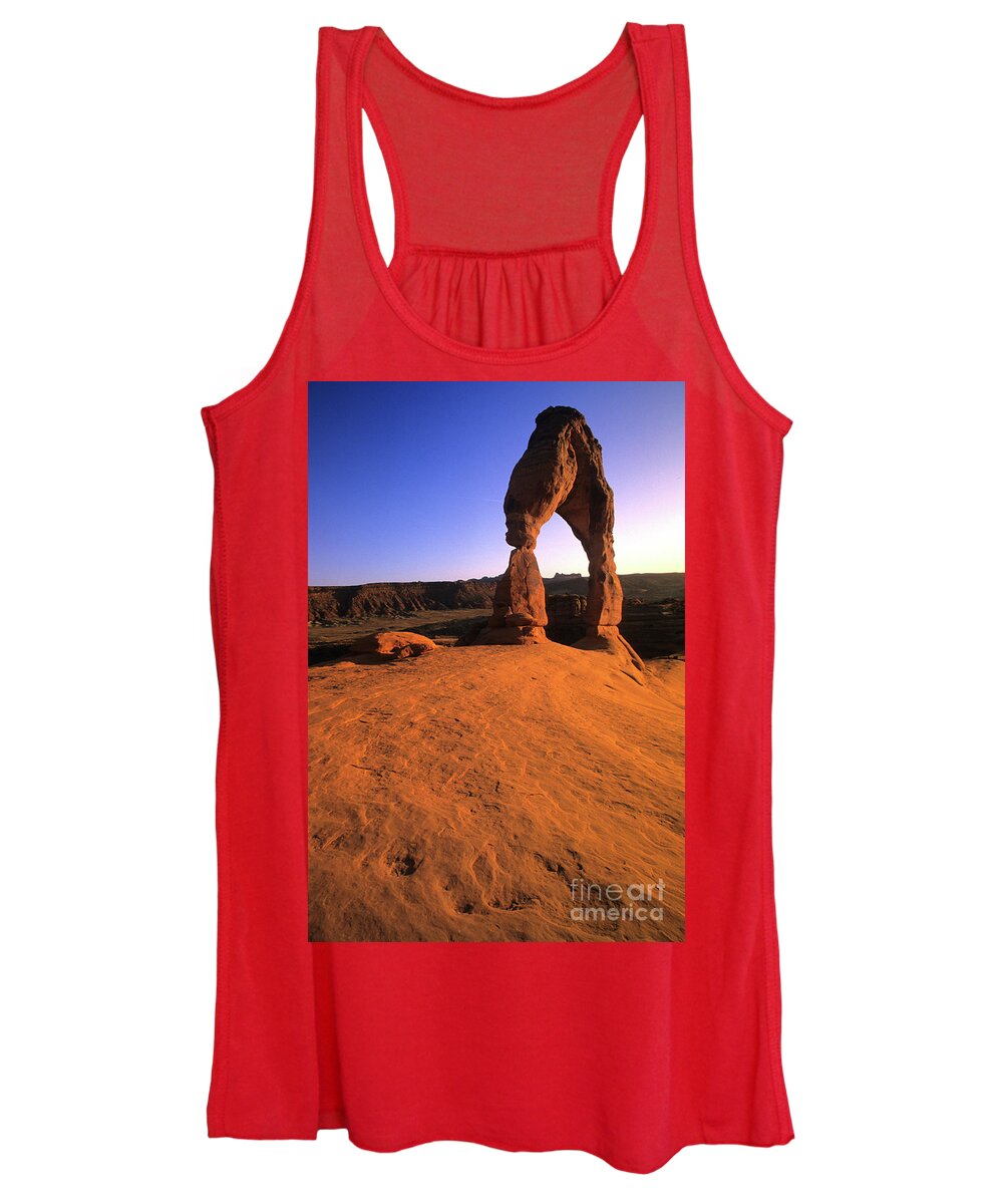 Delicate Arch Women's Tank Top featuring the photograph Delicate Arch by Bob Christopher