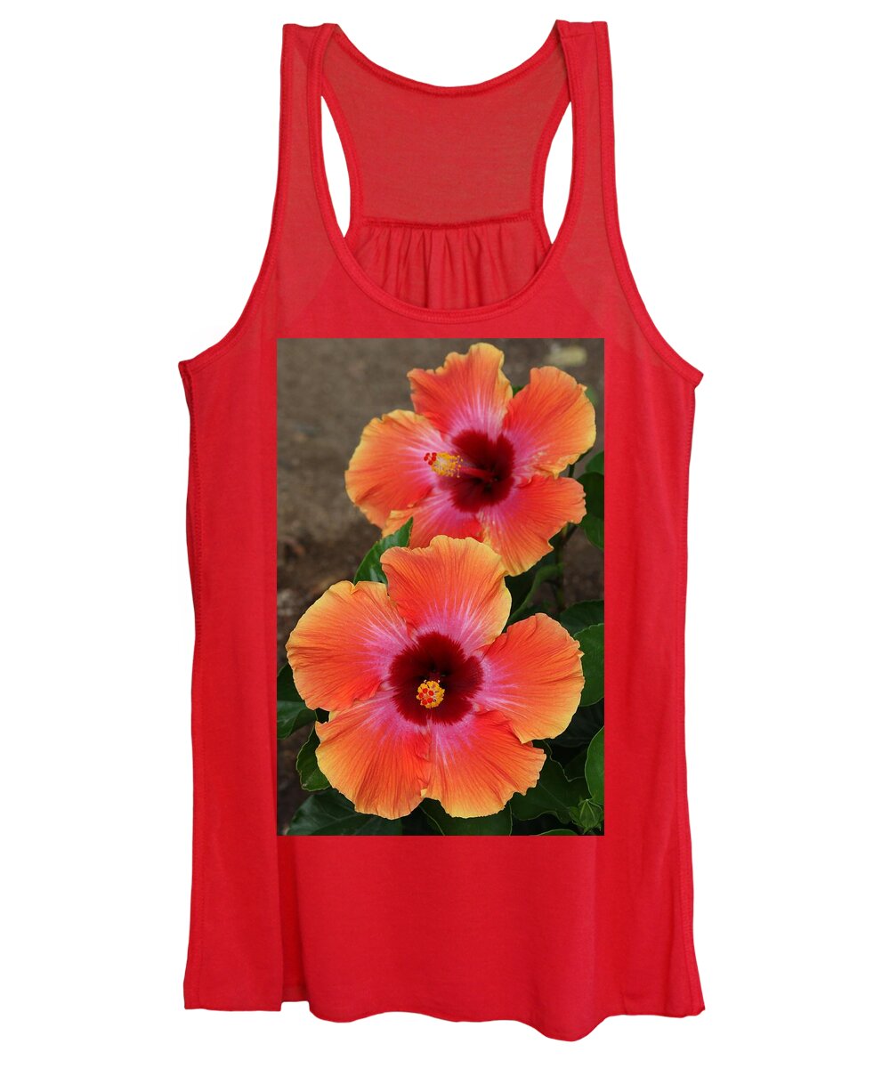 Hibiscus Women's Tank Top featuring the photograph Floral Beauty 2 by Christy Pooschke