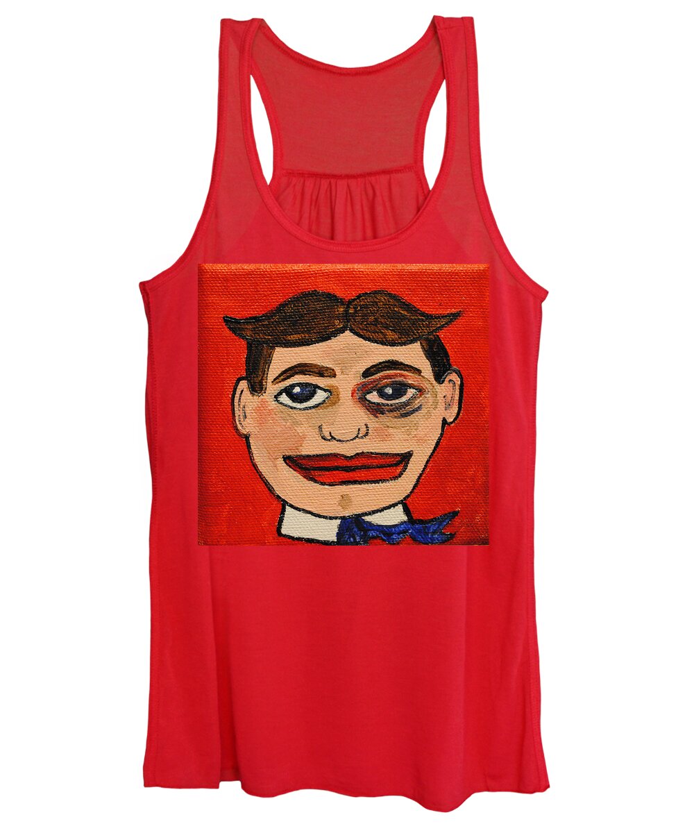 Tillie Women's Tank Top featuring the painting It was a Good night by Patricia Arroyo