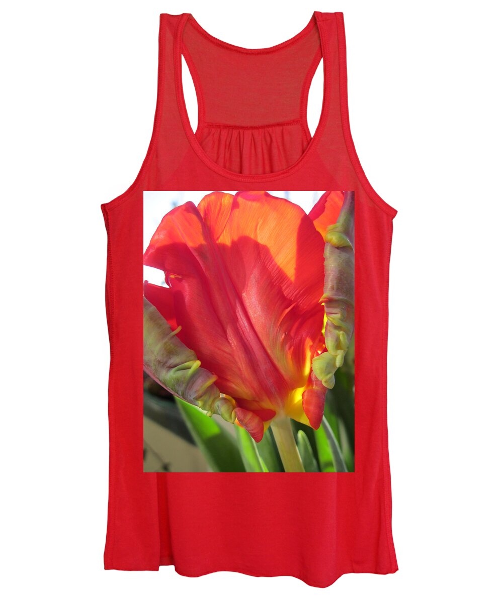 Tulip Women's Tank Top featuring the photograph Proud by Rosita Larsson