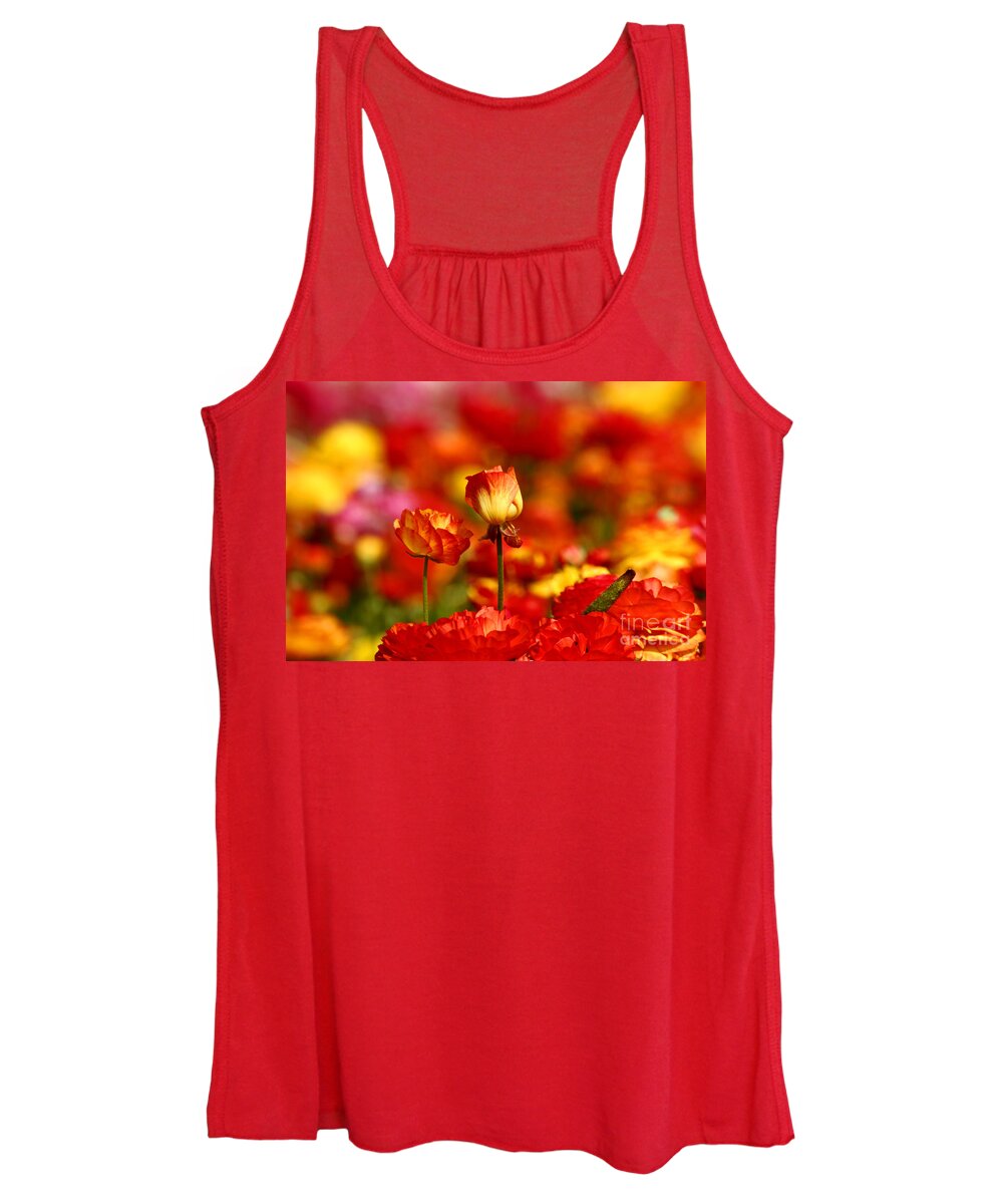 Floral Women's Tank Top featuring the photograph Carlsbad Spring by John F Tsumas