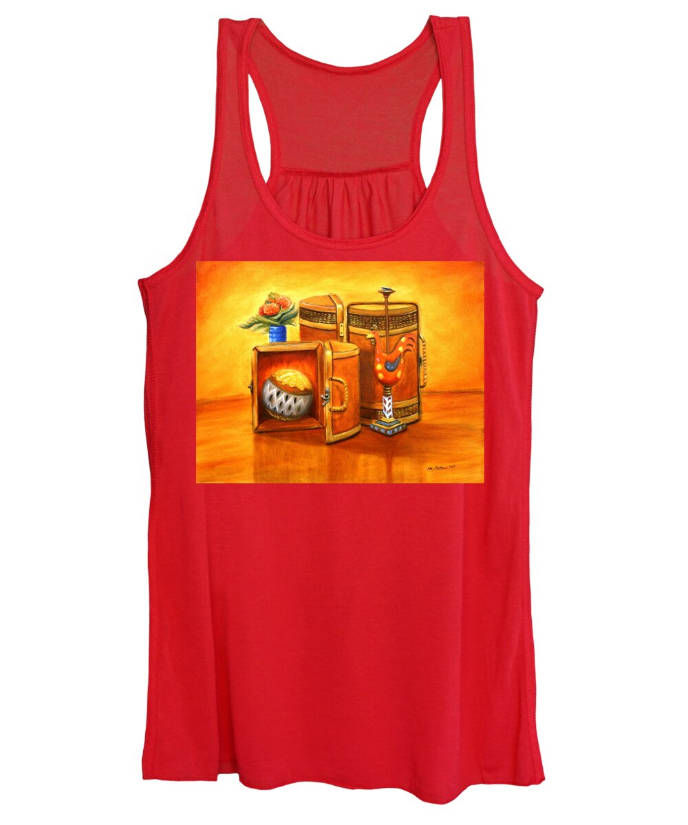 Still Life Women's Tank Top featuring the painting Still Life by Stacy C Bottoms