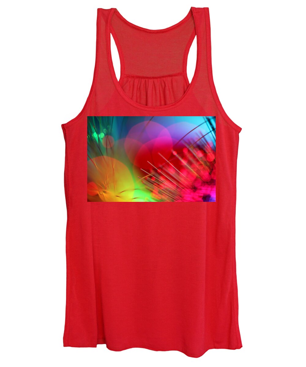 Abstract Women's Tank Top featuring the photograph Strange Days by Dazzle Zazz