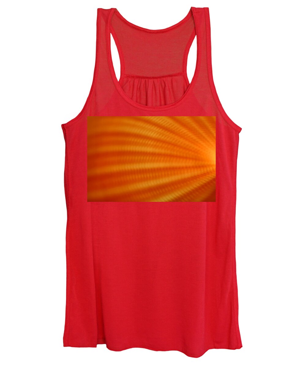 Abstract Women's Tank Top featuring the photograph Sun it Rises by Dazzle Zazz
