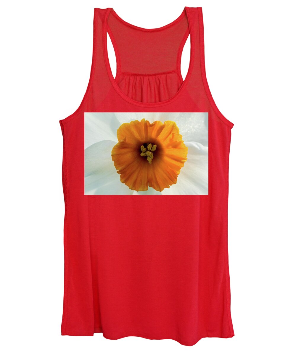 Jay Stockhaus Women's Tank Top featuring the photograph Daffodil #1 by Jay Stockhaus