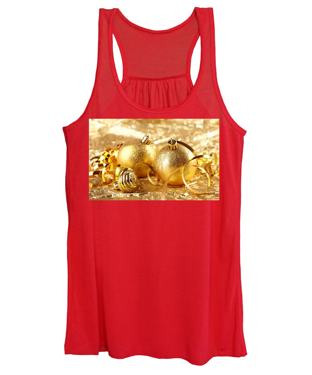 Christmas Women's Tank Top featuring the digital art Christmas #5 by Maye Loeser