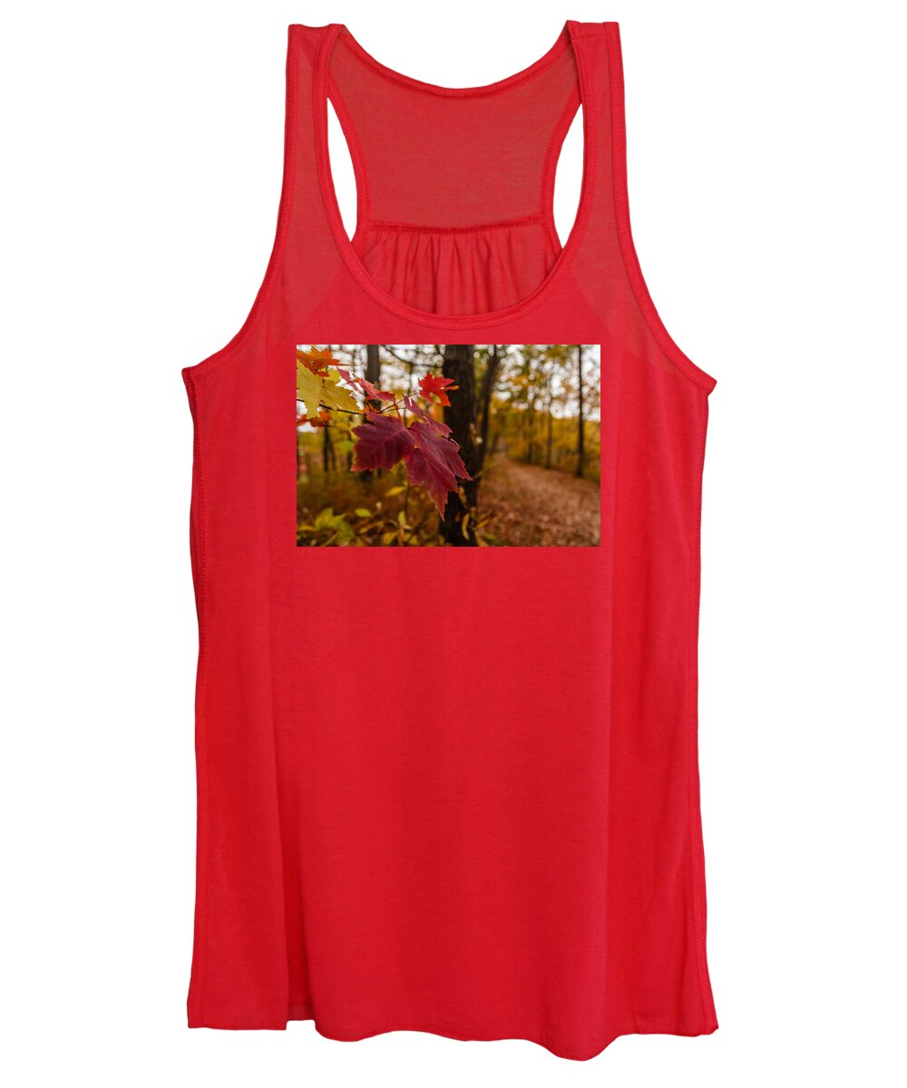 Park Women's Tank Top featuring the photograph Fall foliage #8 by SAURAVphoto Online Store