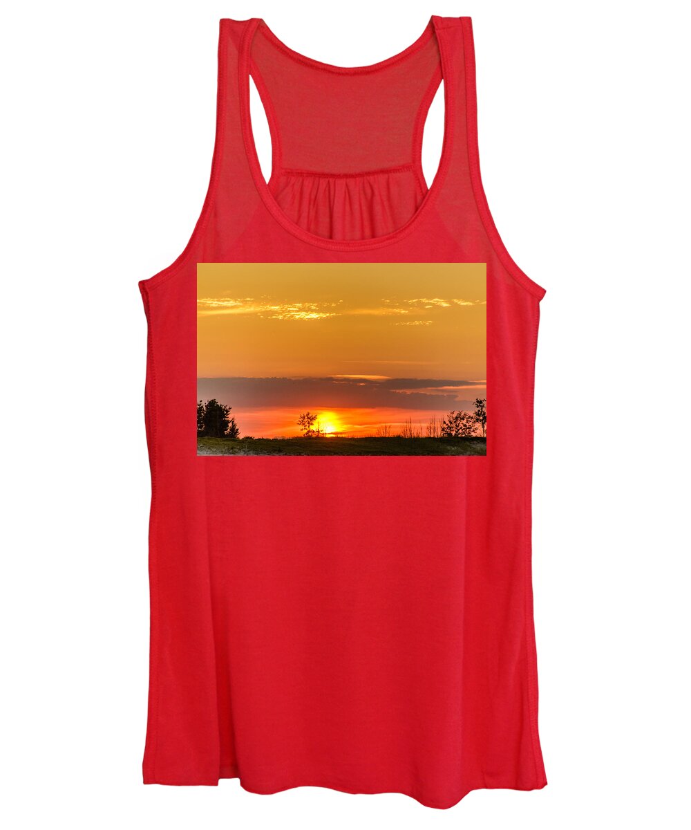 Clouds Women's Tank Top featuring the photograph Sunset #9 by SAURAVphoto Online Store