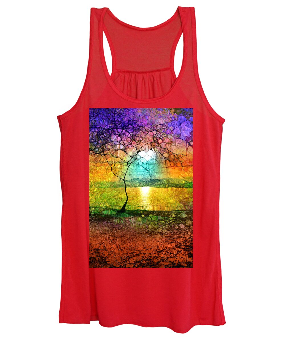 Tree Women's Tank Top featuring the photograph A Light Like Love by Tara Turner